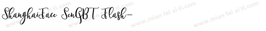 ShanghaiFace SenGBT Flash字体转换